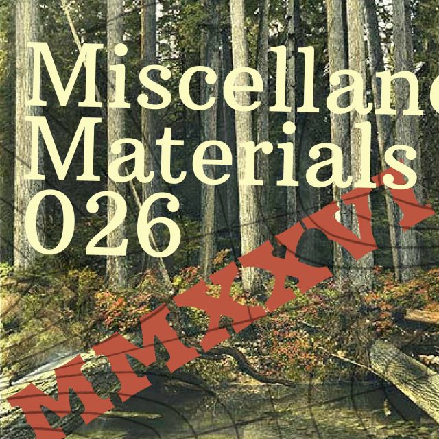 MM026 Misc Materials XXVI