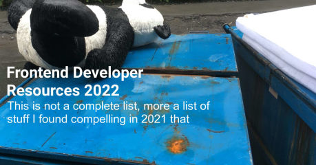 Frontend Developer Resources 2022 - Just Some Dev