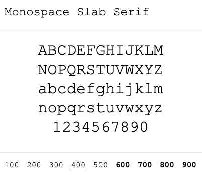 Modern Font Stacks