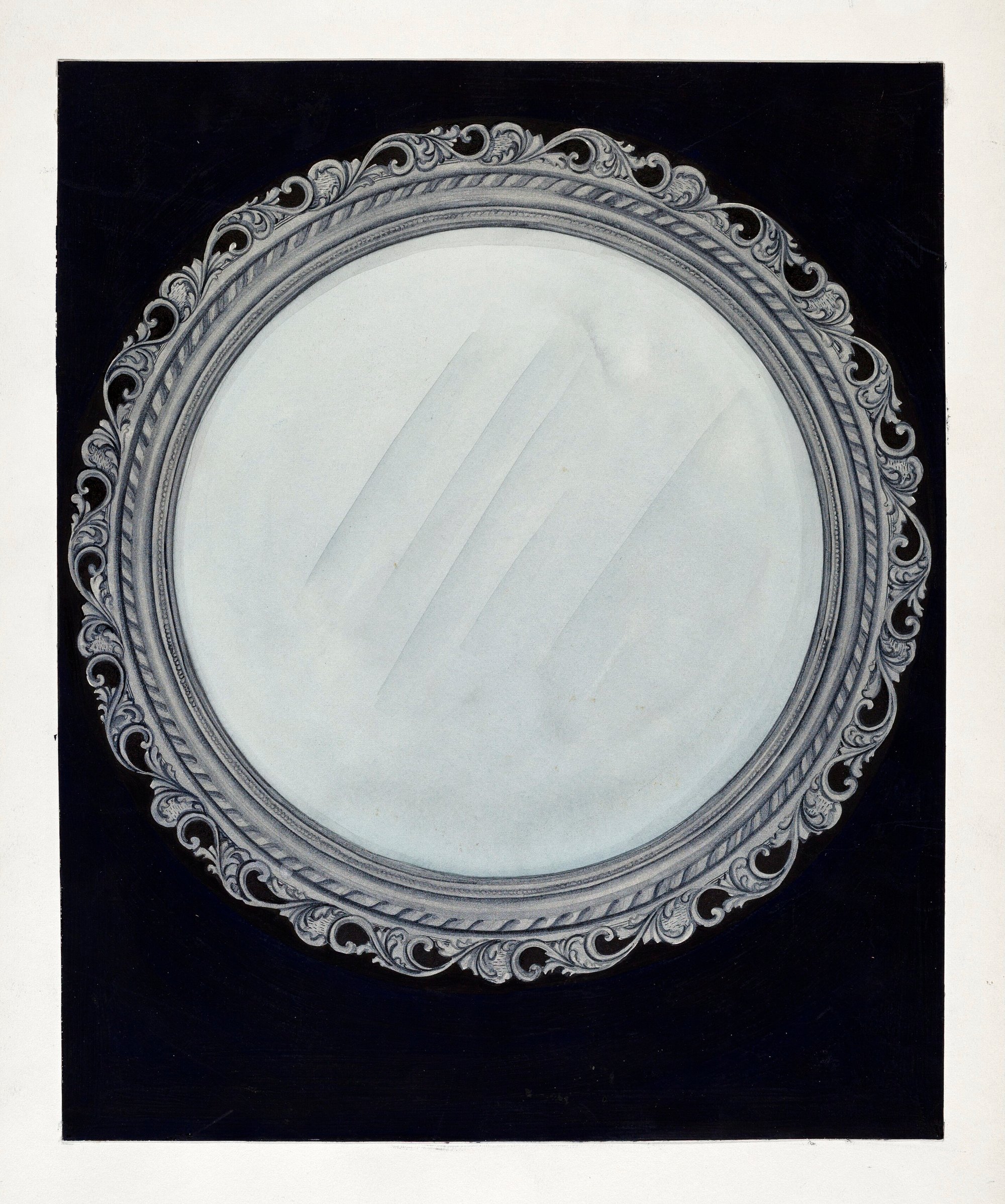 Picture Frame- Carved Wood by Natalie Wood circa 1936