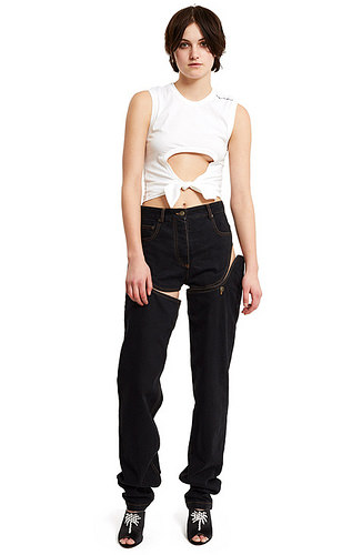 Detachable Cut-Out Side Jeans