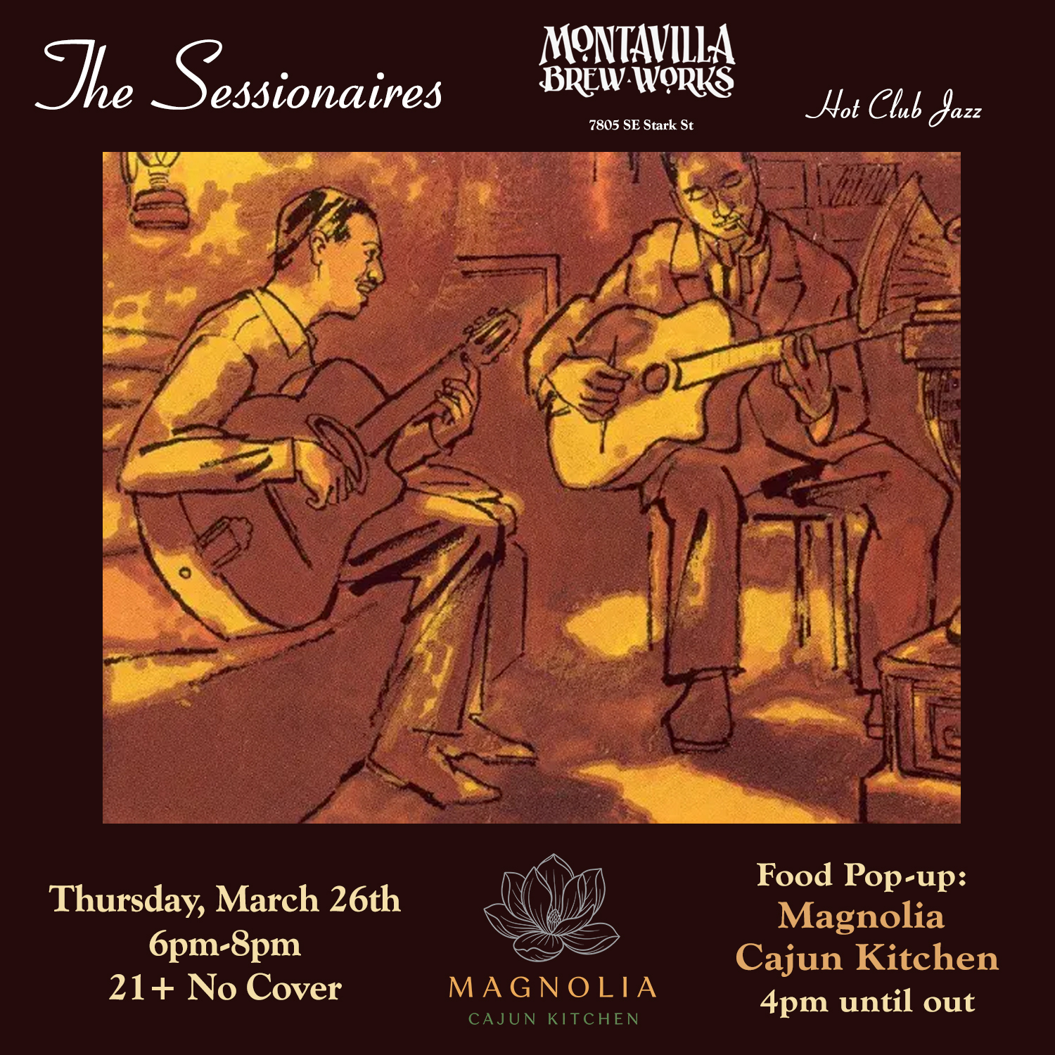 LIVE MUSIC TWICE THIS WEEK & CAJUN POP-UP!!