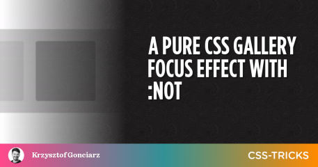 A Pure CSS Gallery Focus Effect with :not | CSS-Tricks