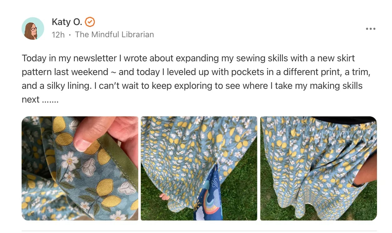 Trying New Things + a Sale