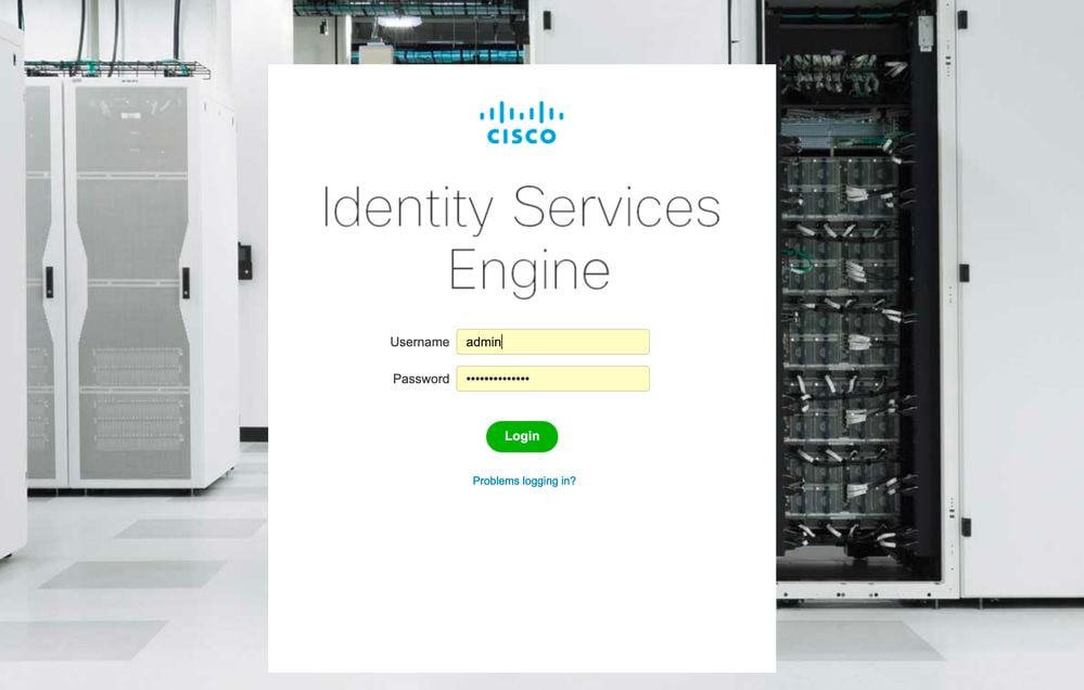 Cisco ISE Password Recovery - confirmation