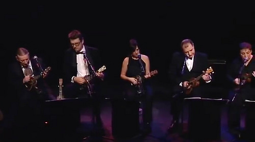 Bowie's "Life on Mars" by the Ukelele Orchestra of Great Britain