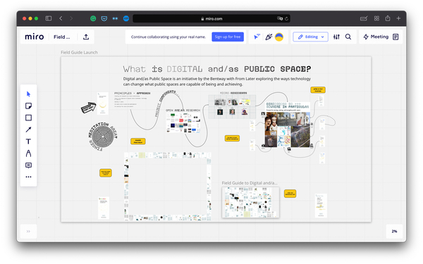Report in Form eines Miro-Boards
