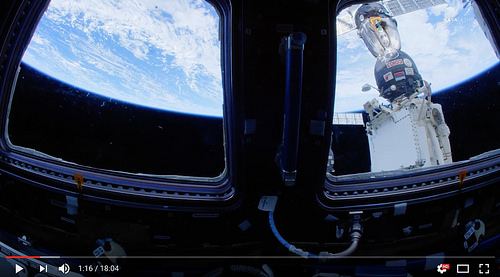 Space Station Fisheye Fly-Through 4K [click to view]