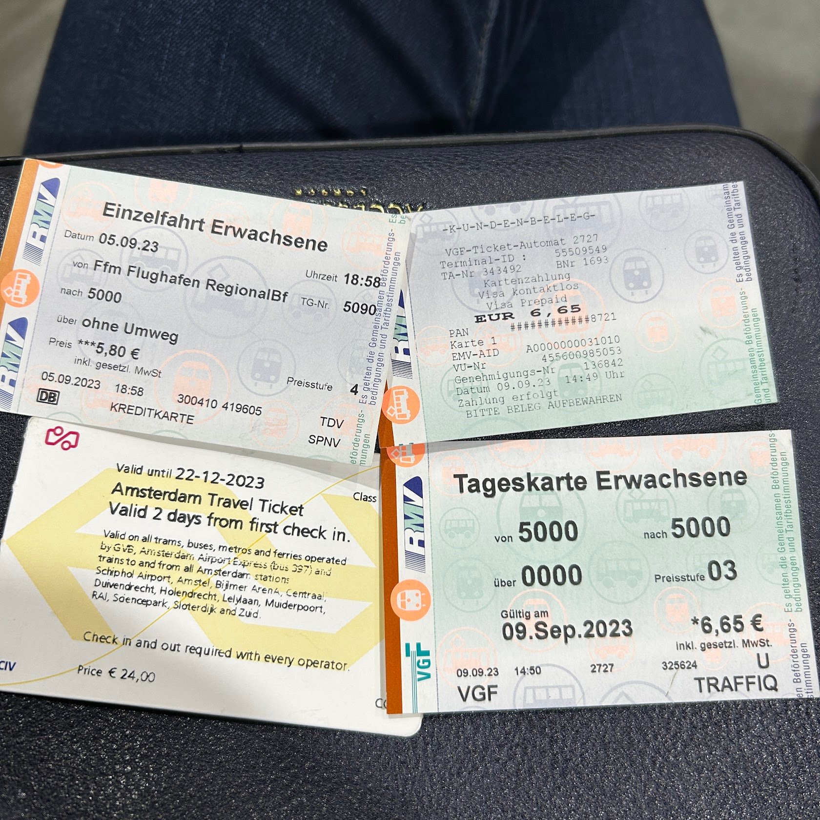 Through a tram window seat