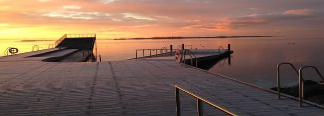 Faaborg havnebad. Foto: Klintevikingerne