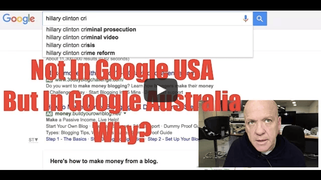 Hillary Clinton, Google & SEO