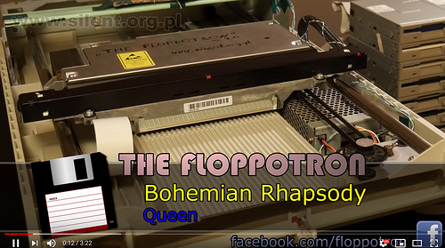 "Bohemian Rhapsody on FLOPPOTRON" (click to watch and listen)