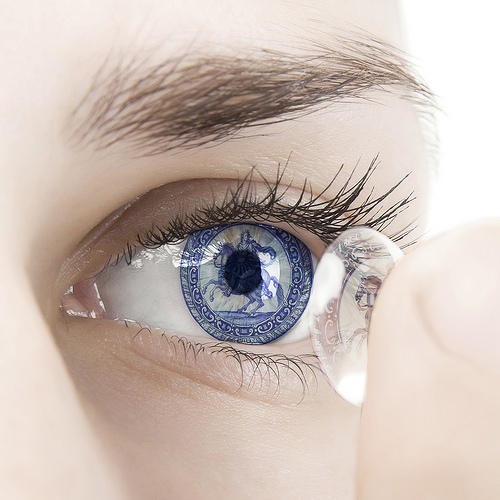 Delft Blue Eyes (Nails) by Francine LeClercq & Ali Soltani [click to view/vote]