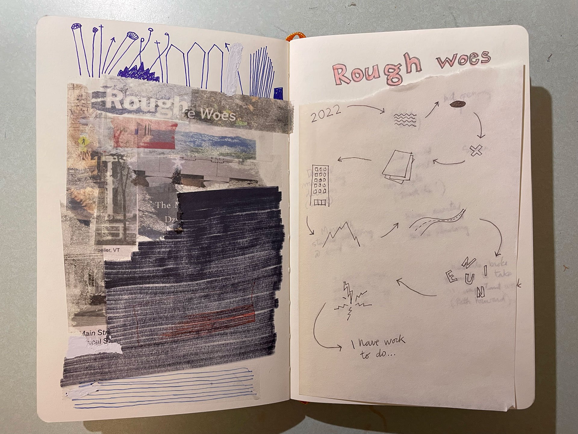 Sketchbook: Fragments around the new year