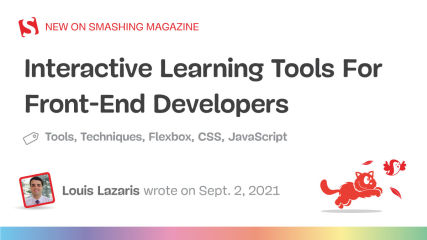 Interactive Learning Tools For Front-End Developers — Smashing Magazine