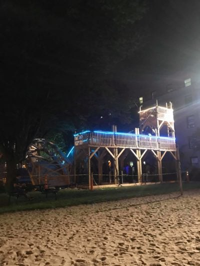 ...and that is a whole ass 3-story fort that I helped out with!!