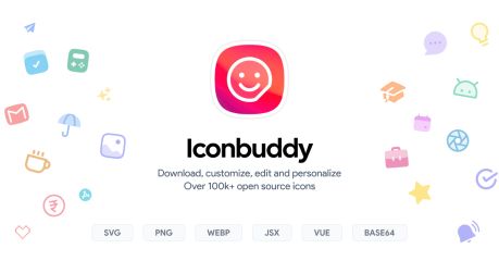 Iconbuddy — 180K+ open source icons