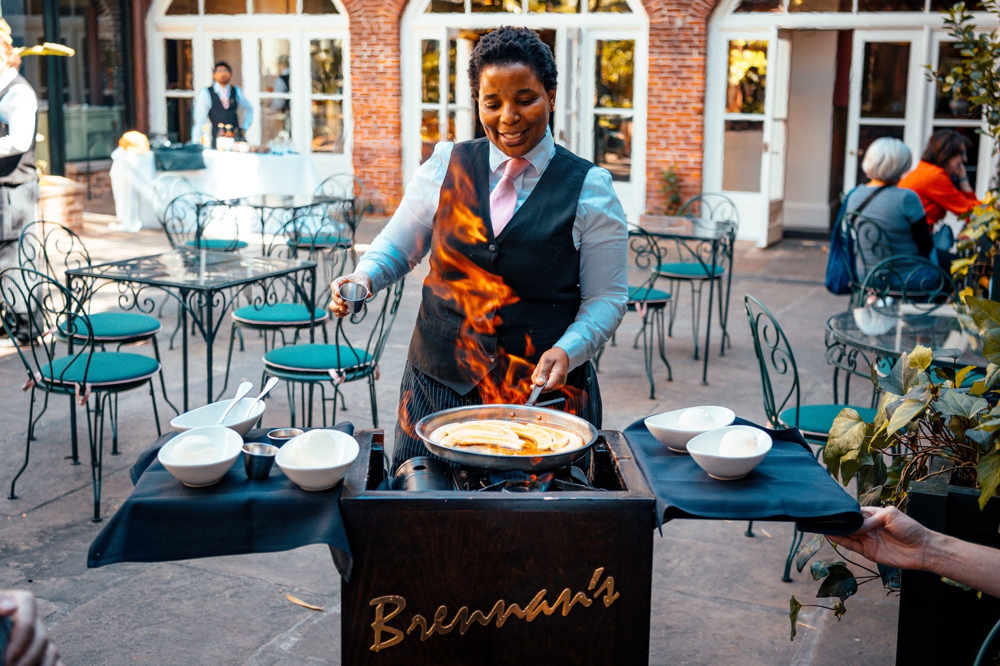 Famous Bananas Foster at Brennan's