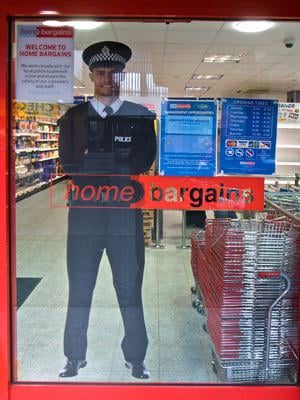 was anyone else scared of the home bargains police man as a ...