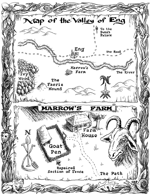 Map of the Valley of Eng & Marrow’s Farm