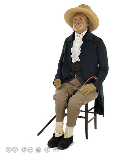 Jeremy Bentham virtual Auto-Icon [click to view]