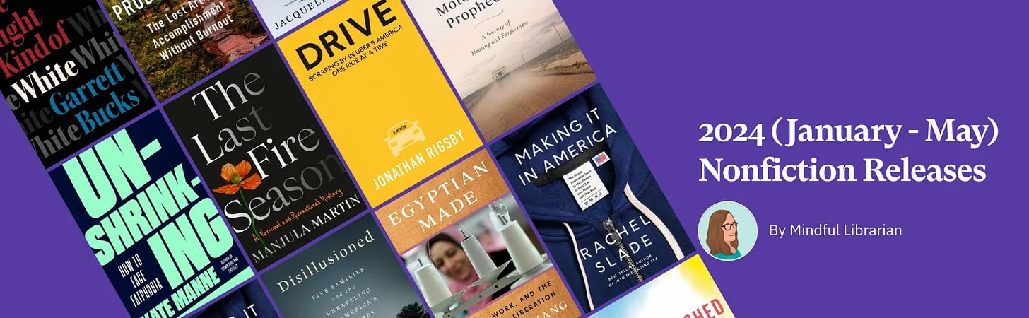 My Nonfiction TBR for Jan - May 2024