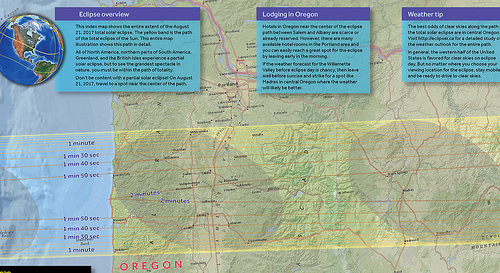 10-foot Long 2017 Eclipse Map