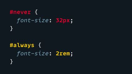 Why you should never use px to set font-size in CSS