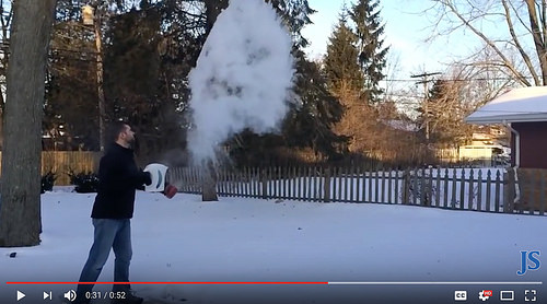 still from "Boiling Water Freezes in Mid-Air" [click to view]
