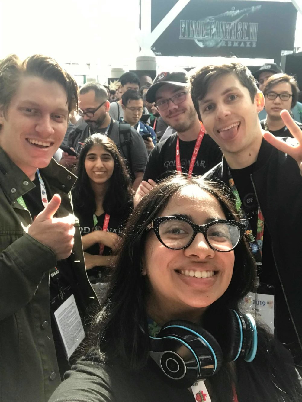 selfie with the other interns