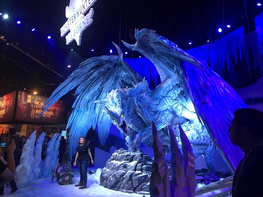 capcom brought a whole ass dragon to e3 i guess