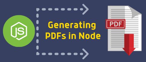 Generating PDFs with Node