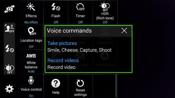 How to use Galaxy S5 camera voice control? - Samsung Galaxy S5 Guide How to use Galaxy S5 camera voice control? - Samsung Galaxy S5 Guide