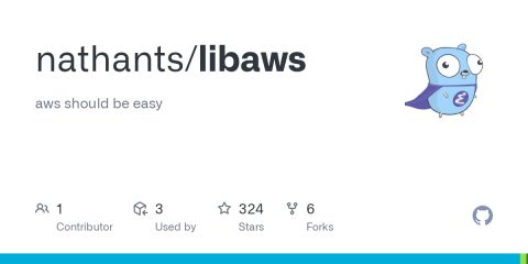 GitHub - nathants/libaws: aws should be easy