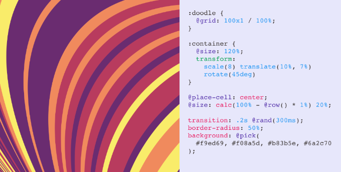 <css-doodle />
