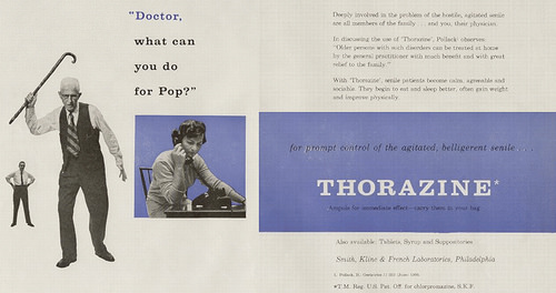 Thorazine Advertisement [show images; click for larger and more]