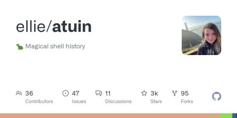 GitHub - ellie/atuin: 🐢 Magical shell history