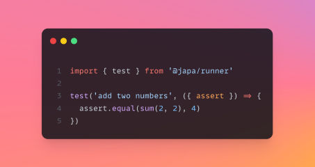 Japa - A simple yet powerful testing framework for Node.js