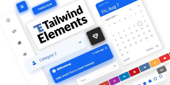 Tailwind Elements - 500+ free Tailwind CSS components