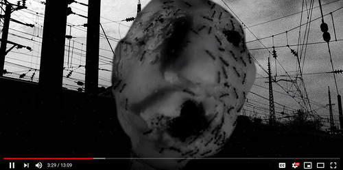 still from David Lynch's "Ant Head" [click to view video]