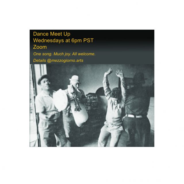 Mezzogiorno.Arts: Dance Meet-up Tonight