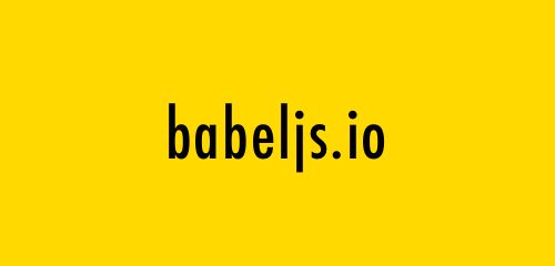 Removing Babel's Stage Presets · Babel