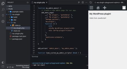 Client-side WebAssembly WordPress with no server