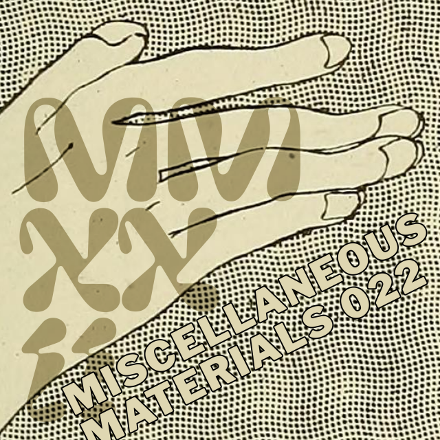 MM022 Miscellaneous Materials Collection #22
