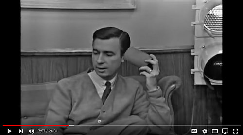 The First episode of Mr. Rogers' Neighborhood [click to view]