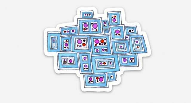 inkyDays drawing sticker proof.