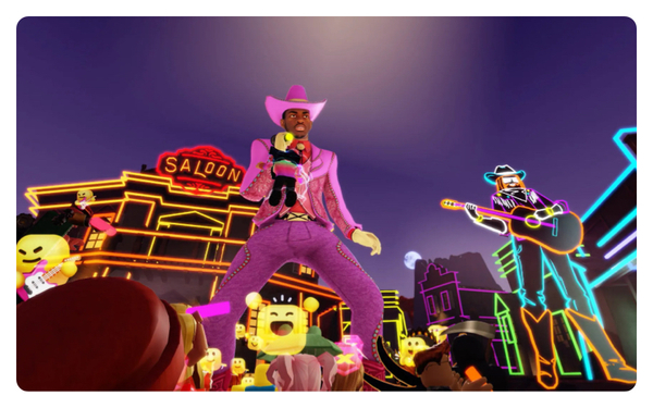 Ein Lil Nas Konzert in Roblox