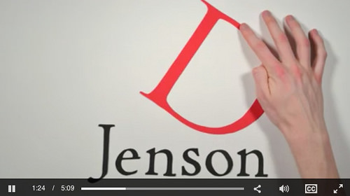 The History of Typography, in Stop-Motion Animation [click to view]