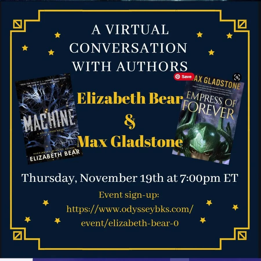 Event minus twenty minutes! 