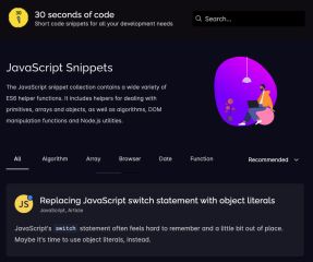 Vanilla JavaScript Code Snippets — Smashing Magazine